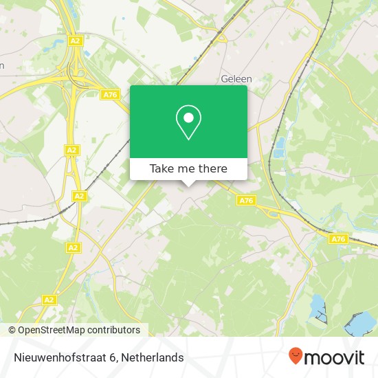 Nieuwenhofstraat 6, 6191 GZ Neerbeek kaart