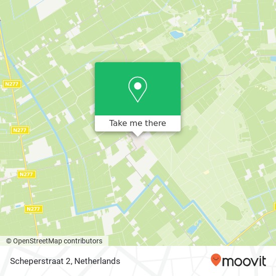 Scheperstraat 2, 5445 AV Landhorst kaart