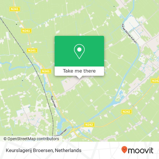 Keurslagerij Broersen, Rijdersstraat 87 kaart