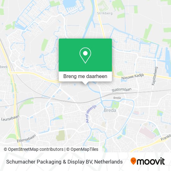 Schumacher Packaging & Display BV kaart
