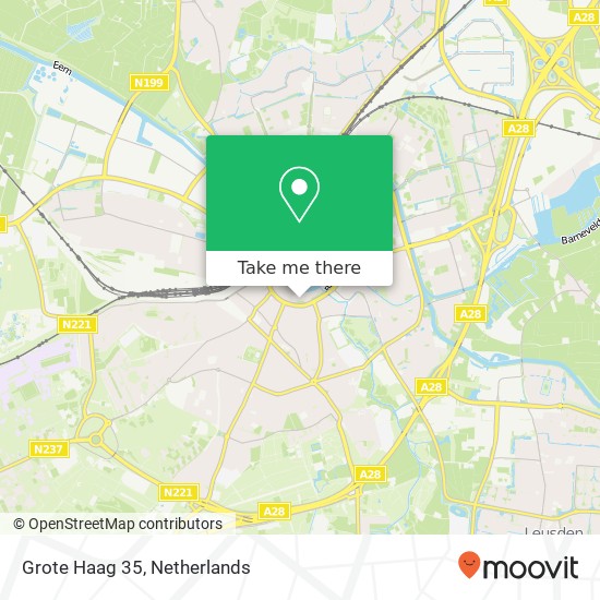 Grote Haag 35, 3811 HH Amersfoort kaart