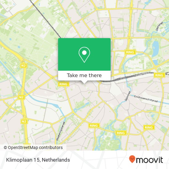 Klimoplaan 15, 5616 NN Eindhoven kaart