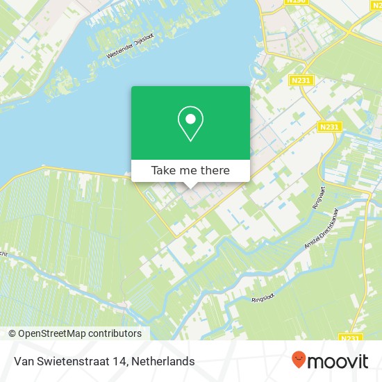 Van Swietenstraat 14, 1433 NL Kudelstaart kaart