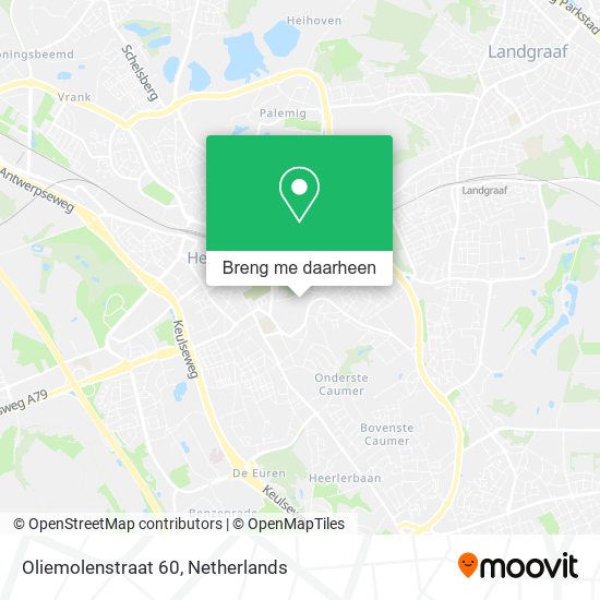 Oliemolenstraat 60 kaart