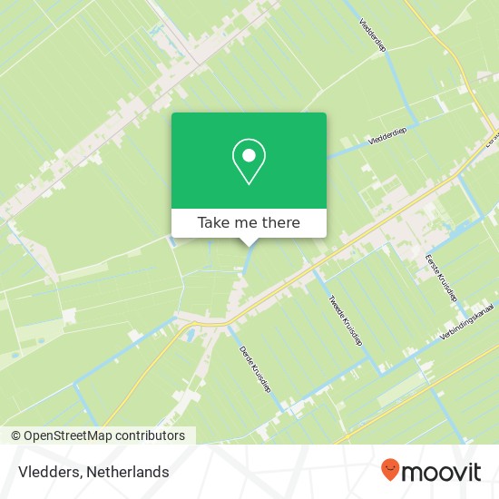 Vledders, 7831 TX Nieuw-Weerdinge kaart