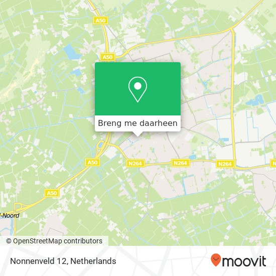 Nonnenveld 12 kaart