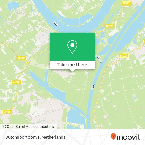 Dutchsportponys, Veerweg 1B kaart