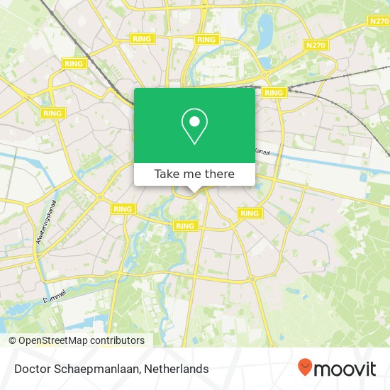 Doctor Schaepmanlaan, 5615 Eindhoven kaart