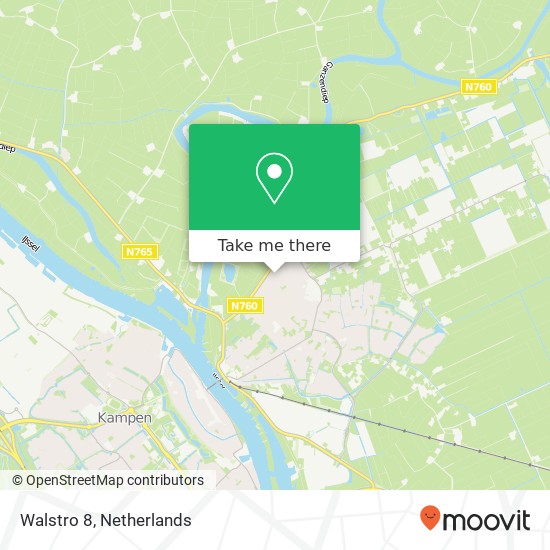 Walstro 8, 8271 DV IJsselmuiden kaart