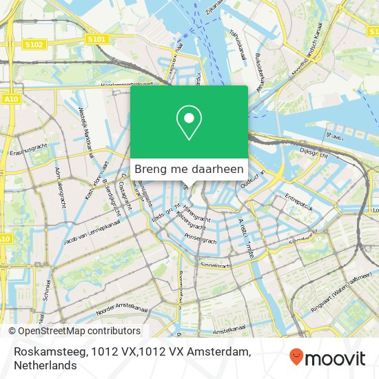 Roskamsteeg, 1012 VX,1012 VX Amsterdam kaart