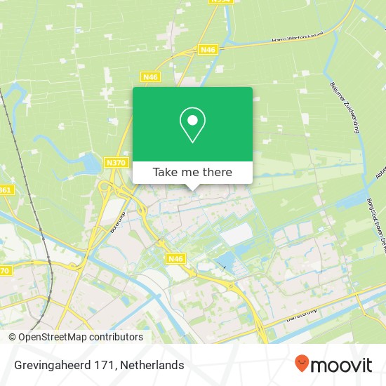 Grevingaheerd 171, 9737 SK Groningen kaart