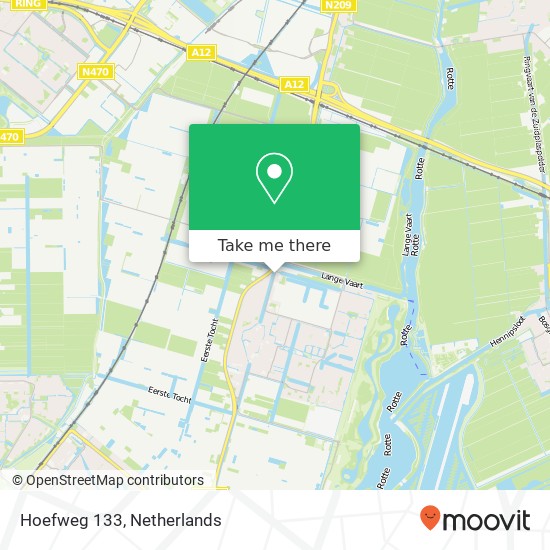 Hoefweg 133, 2665 CD Bleiswijk kaart