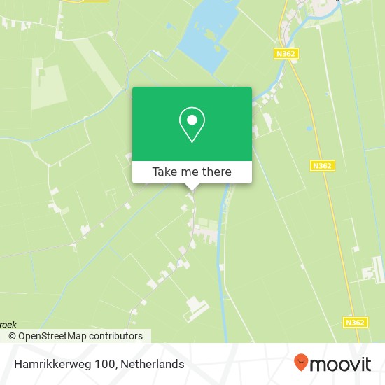 Hamrikkerweg 100, 9943 PD Nieuw Scheemda kaart