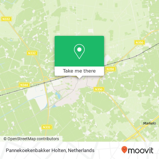 Pannekoekenbakker Holten, Smidsbelt 7 kaart