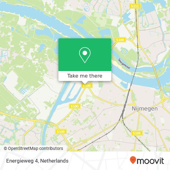 Energieweg 4, 6541 CX Nijmegen kaart