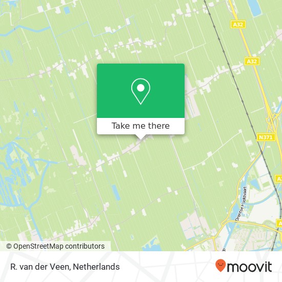 R. van der Veen, Kolderveen 46 kaart