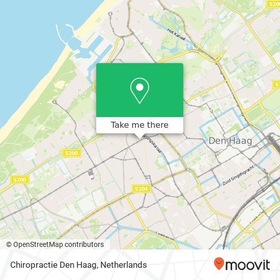 Chiropractie Den Haag, Laan van Meerdervoort 213 kaart