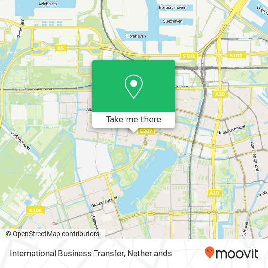 International Business Transfer kaart