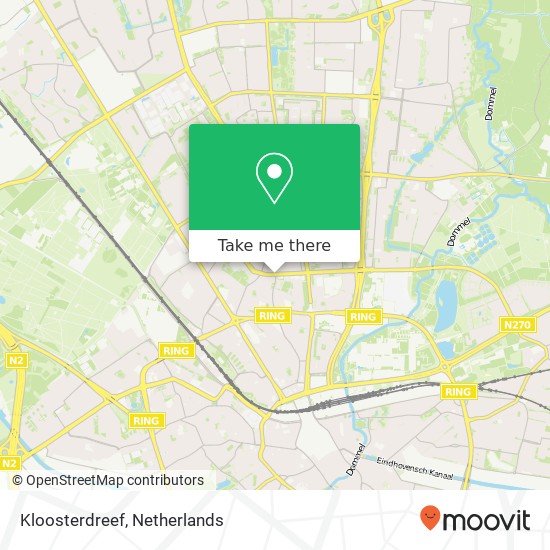 Kloosterdreef, 5623 Eindhoven kaart