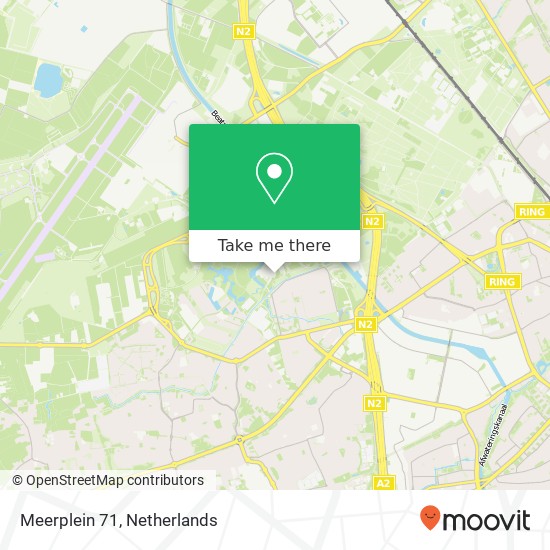 Meerplein 71, 5658 LL Eindhoven kaart