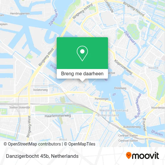 Danzigerbocht 45b kaart