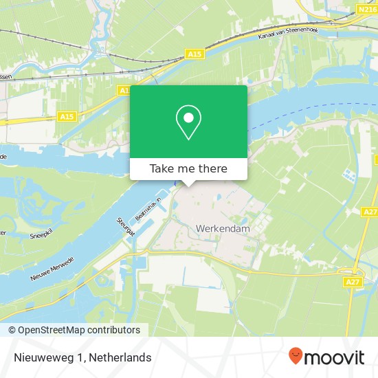 Nieuweweg 1, 4251 AG Werkendam kaart