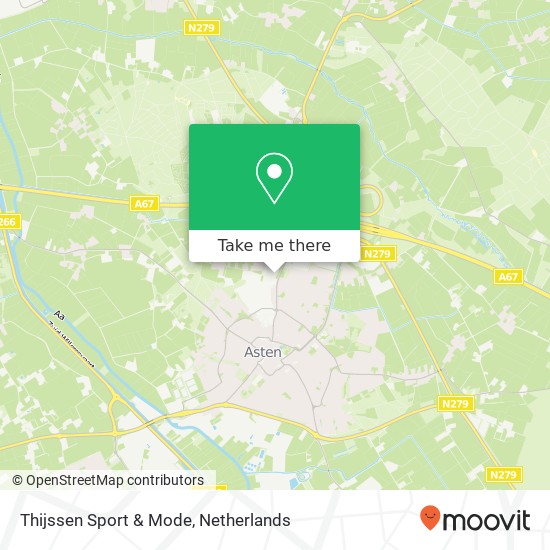 Thijssen Sport & Mode, Ommelseweg 47 kaart