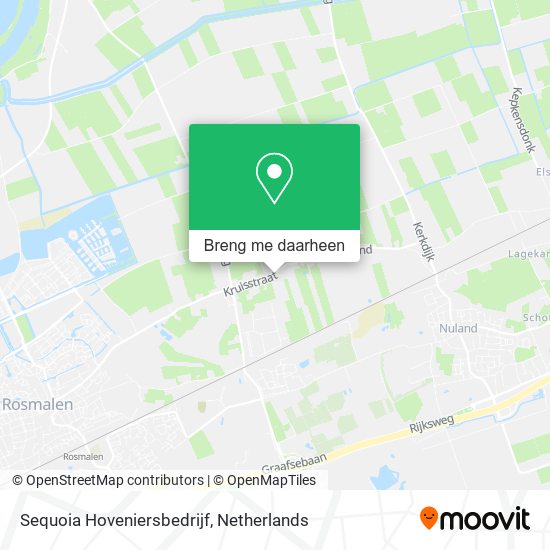 Sequoia Hoveniersbedrijf kaart