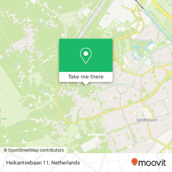 Heikantsebaan 11, 5507 PJ Veldhoven kaart