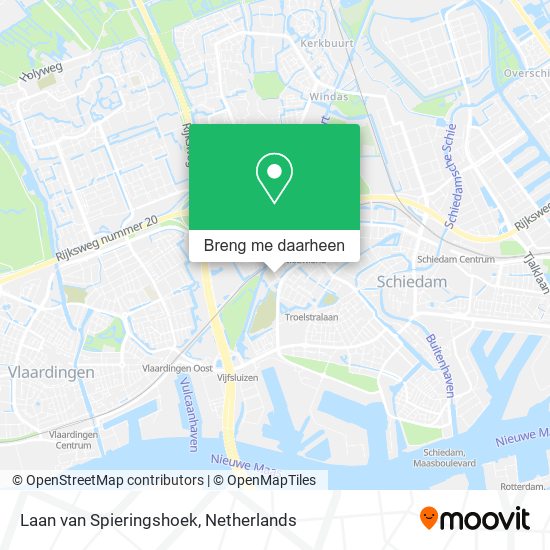 Laan van Spieringshoek kaart