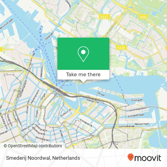 Smederij Noordwal, 1021 NE Amsterdam kaart