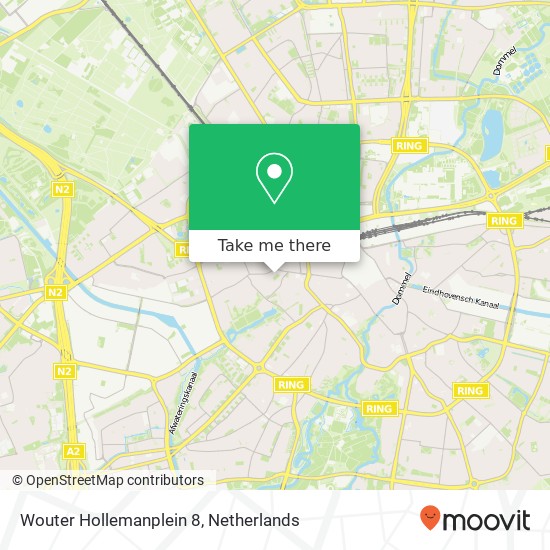 Wouter Hollemanplein 8, 5616 JW Eindhoven kaart