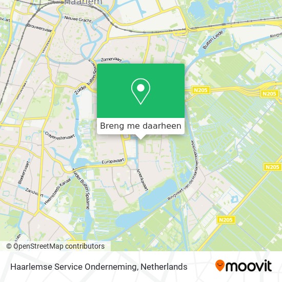 Haarlemse Service Onderneming kaart