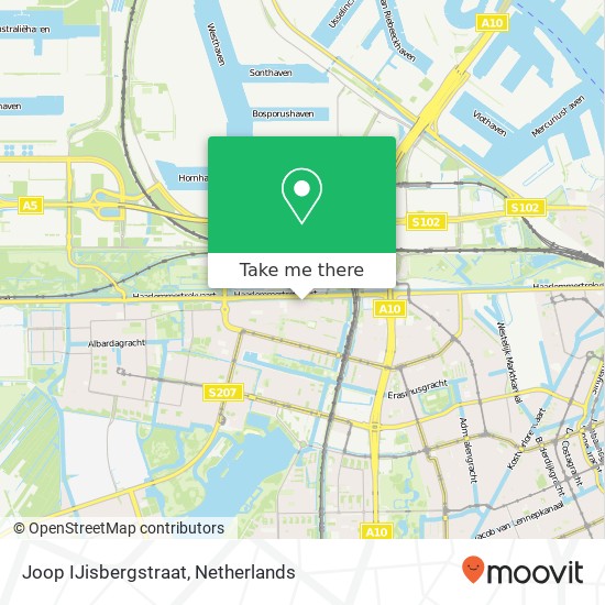 Joop IJisbergstraat, 1063 Amsterdam kaart