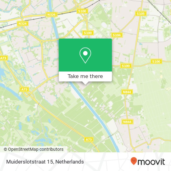 Muiderslotstraat 15, 6535 KD Nijmegen kaart