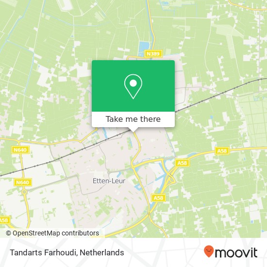 Tandarts Farhoudi, Schoonhout 44 kaart