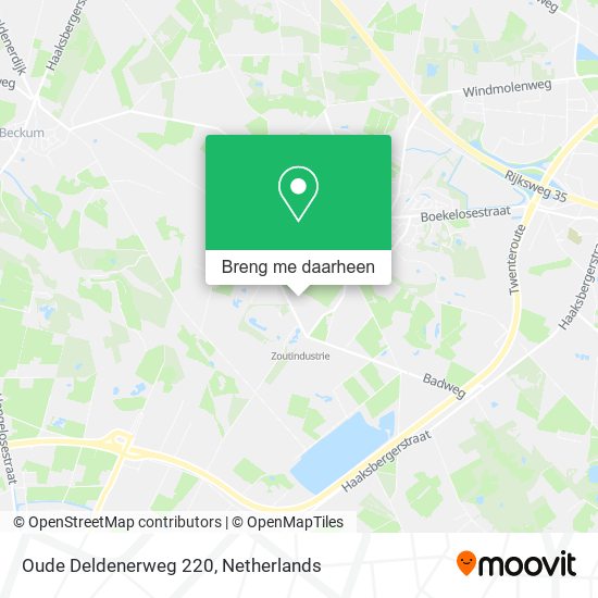 Oude Deldenerweg 220 kaart