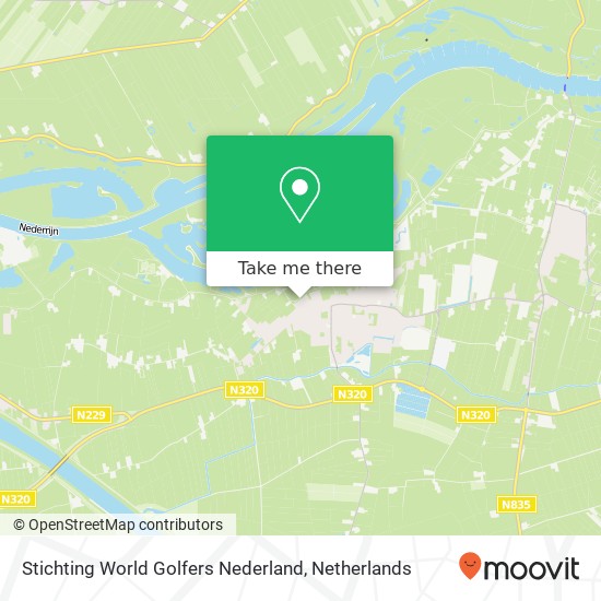 Stichting World Golfers Nederland, Kwelkade 11 kaart