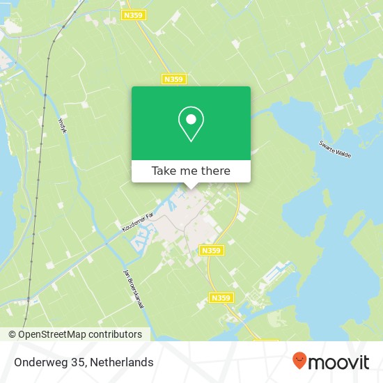 Onderweg 35, 8723 EL Koudum kaart