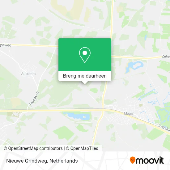 Nieuwe Grindweg kaart