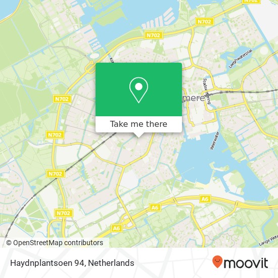Haydnplantsoen 94, 1323 EH Almere-Stad kaart