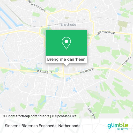 Sinnema Bloemen Enschede kaart