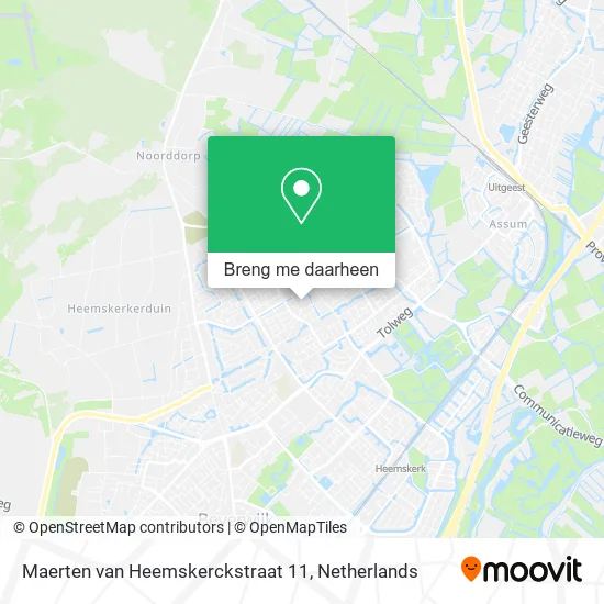 Maerten van Heemskerckstraat 11 kaart