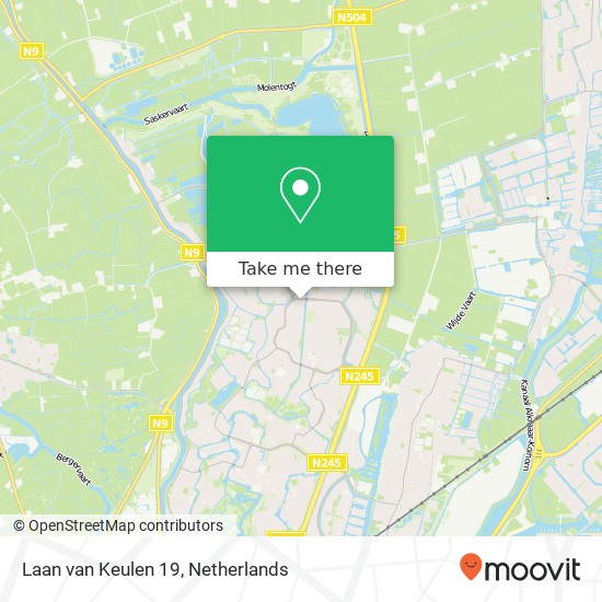 Laan van Keulen 19, 1827 KK Alkmaar kaart