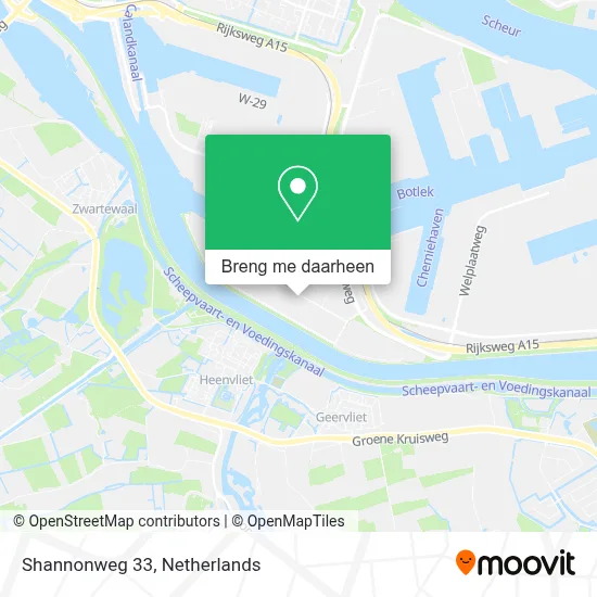 Shannonweg 33 kaart
