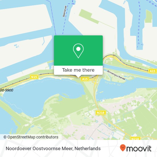 Noordoever Oostvoornse Meer, 3198 LD Maasvlakte kaart