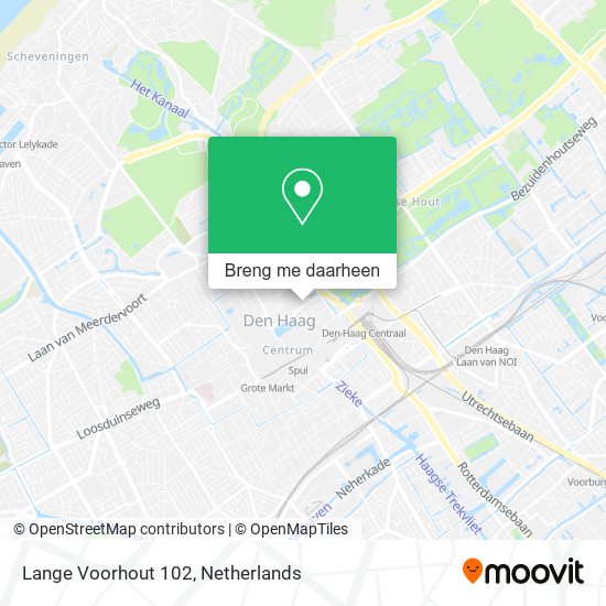 Lange Voorhout 102 kaart