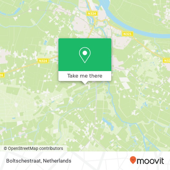 Boltschestraat, 5364 Escharen kaart