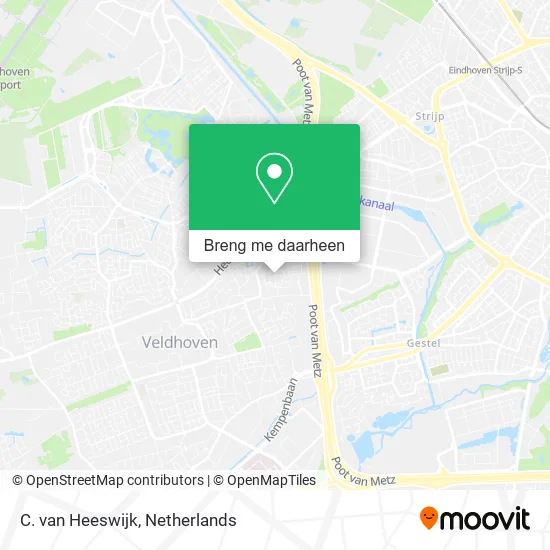 C. van Heeswijk kaart