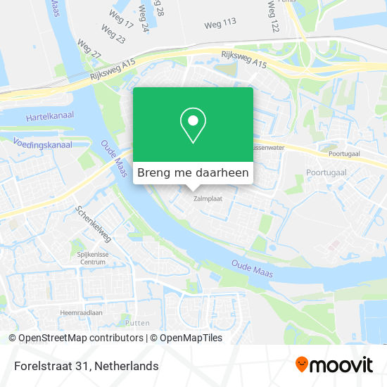 Forelstraat 31 kaart